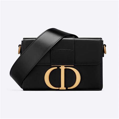 dior box bag black|dior black bag price.